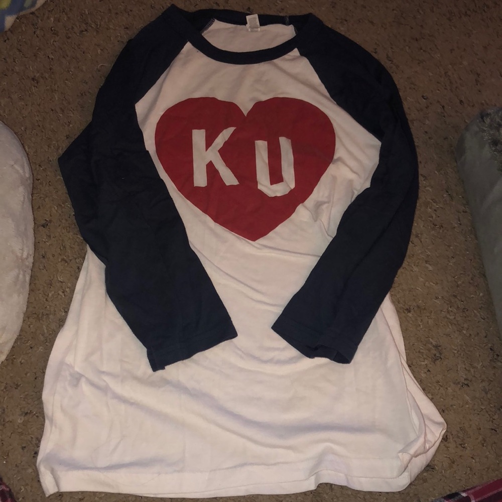 University of Kansas KU❤️ Long-Sleeved Tee